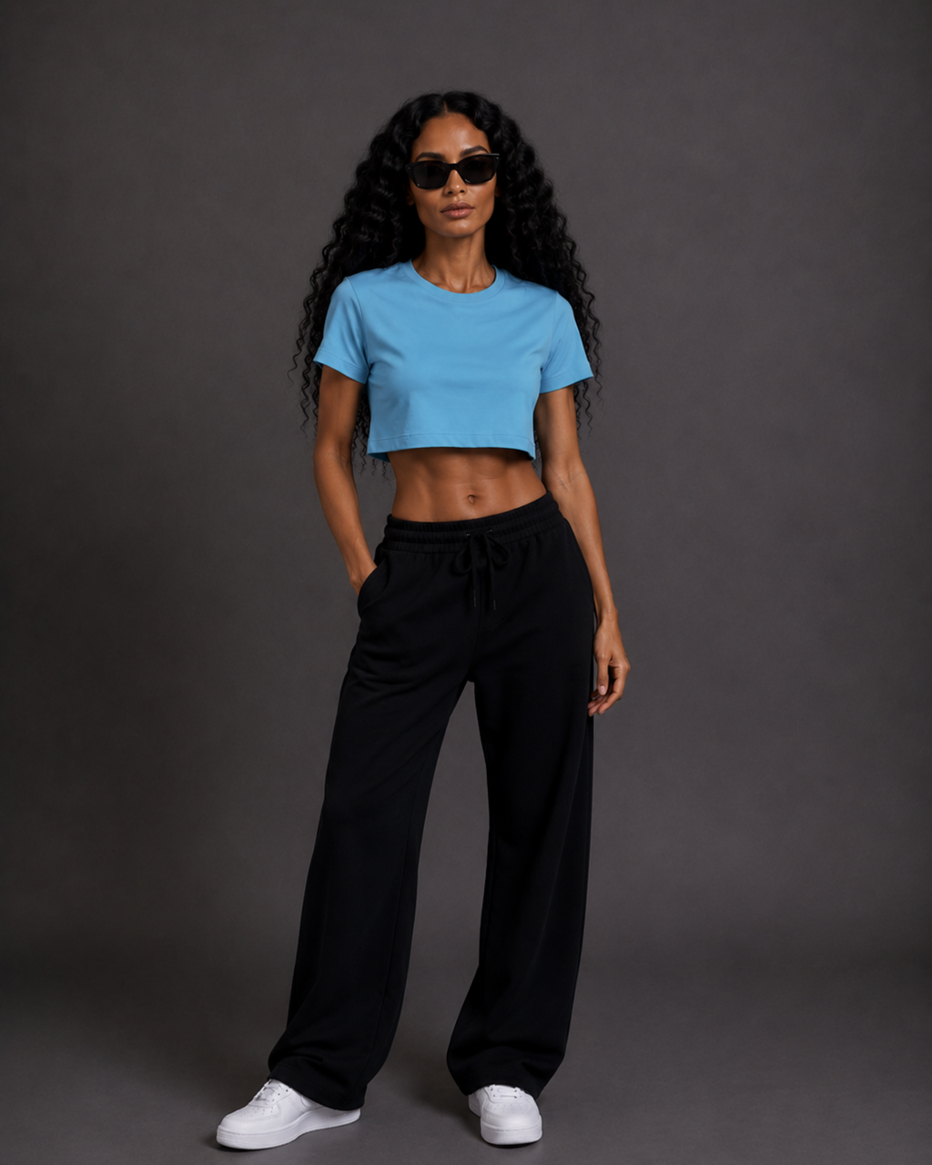 Crop Top | SkyBlue