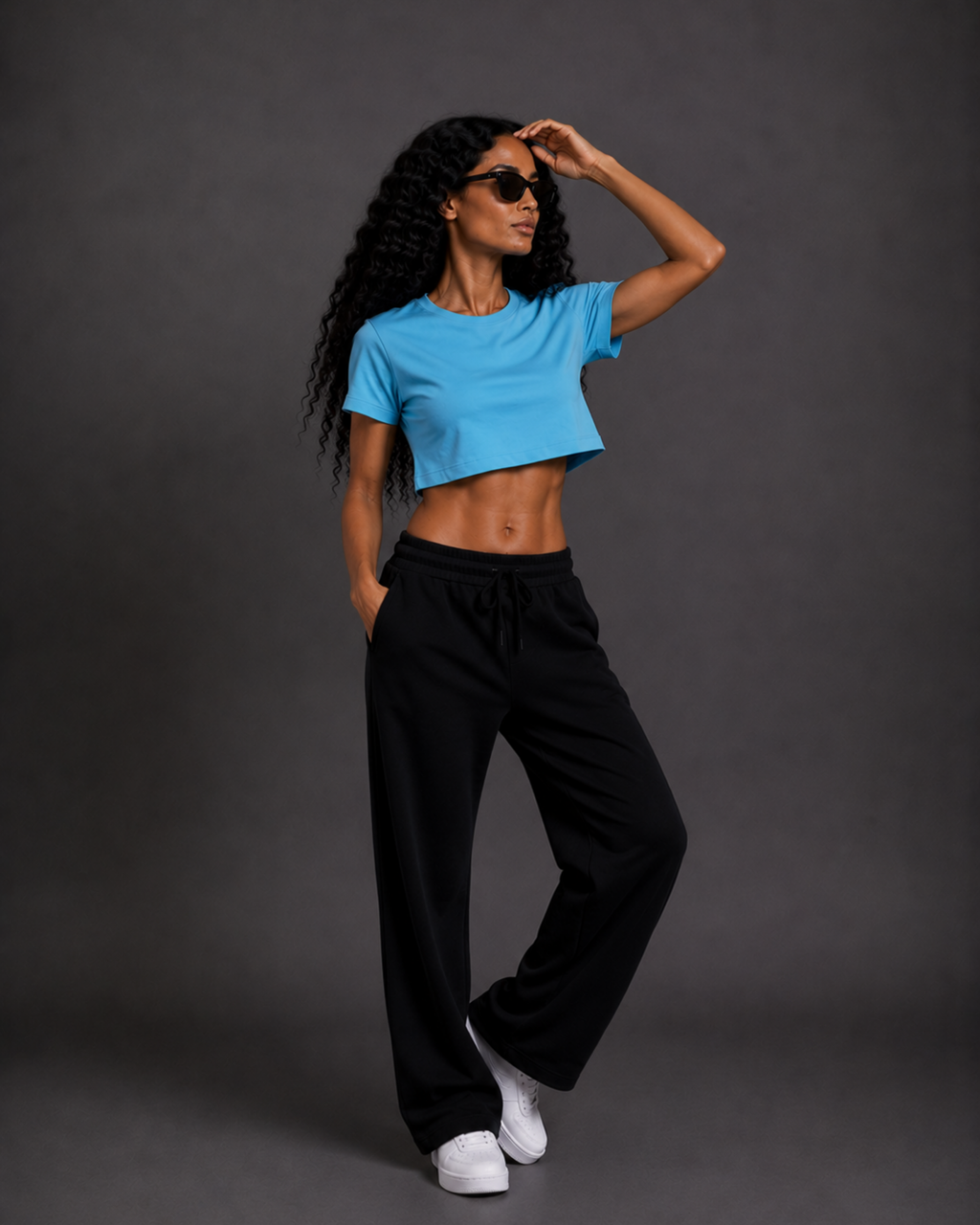 Crop Top | SkyBlue