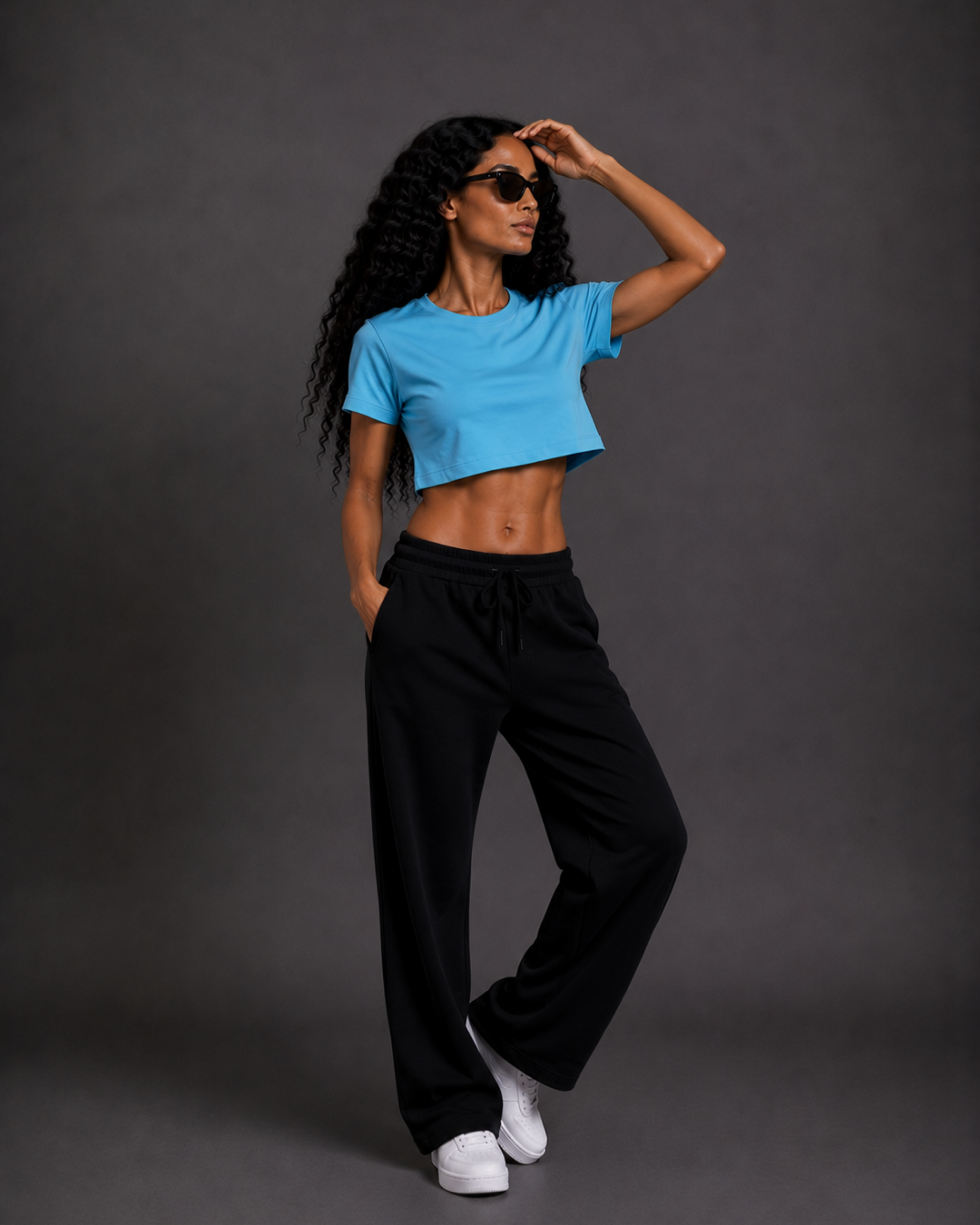 Crop Top | SkyBlue