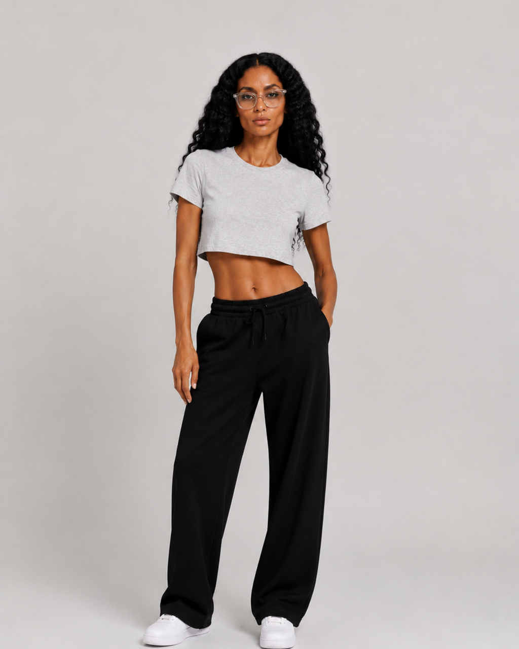 Crop Top | Grey