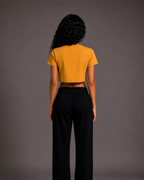 Crop Top | Golden Yellow