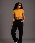 Crop Top | Golden Yellow