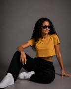 Crop Top | Golden Yellow