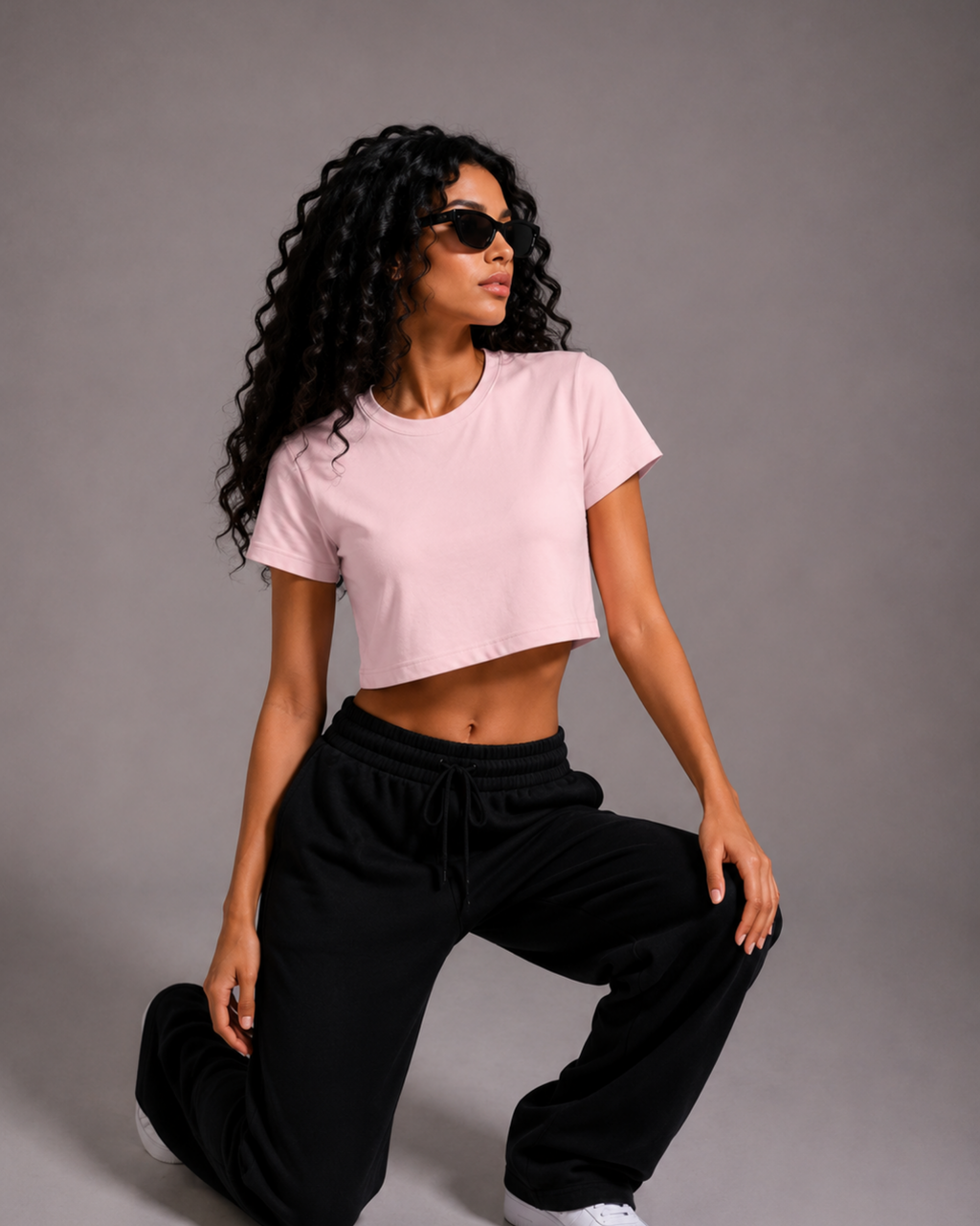 Crop Top | Light baby Pink