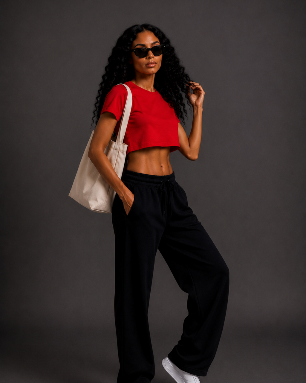 Crop Top | Red