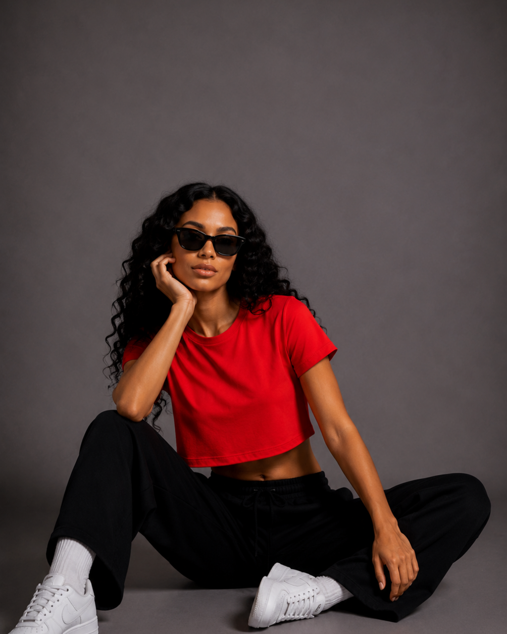 Crop Top | Red