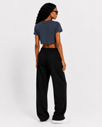 Crop Top | Navy Blue