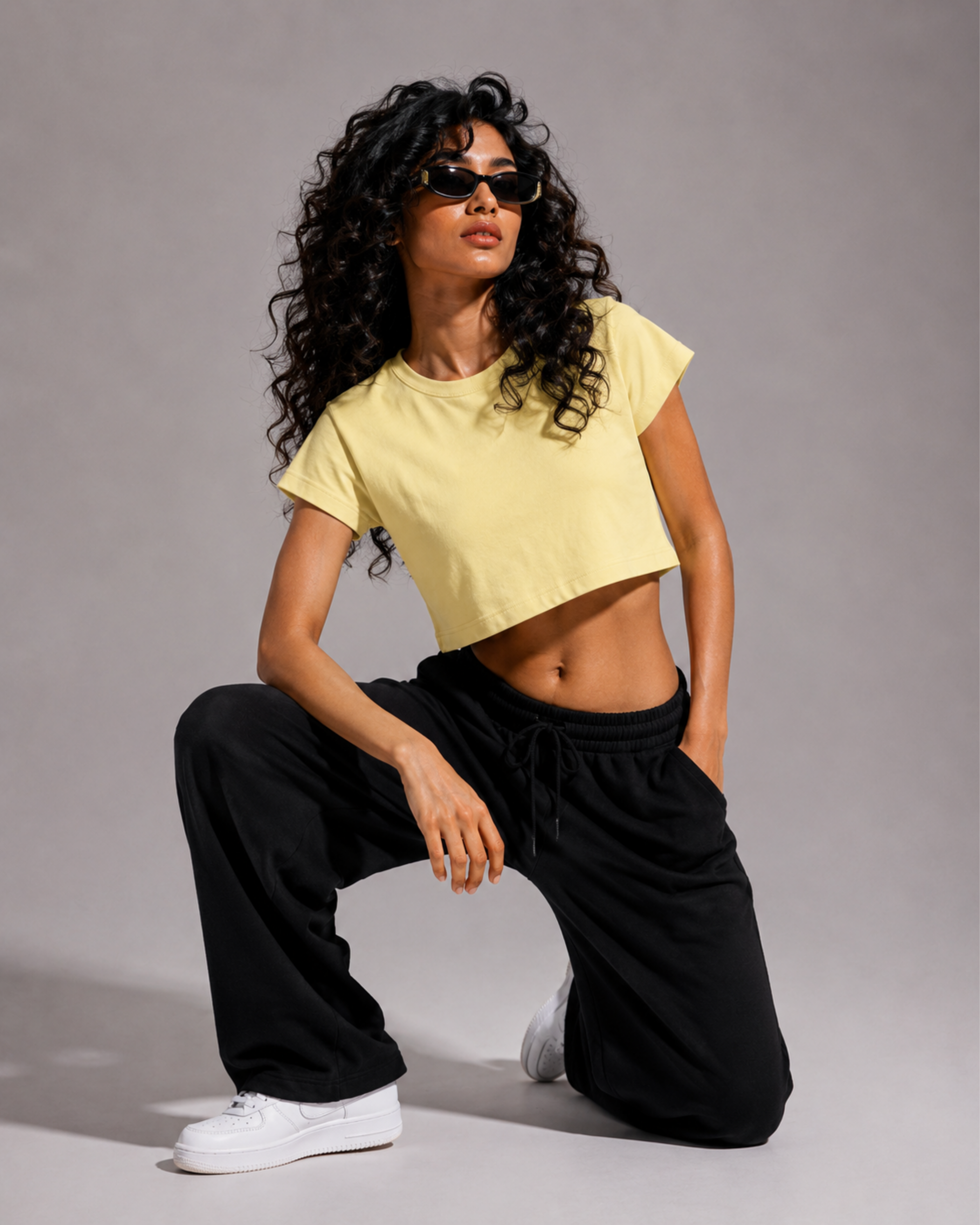 Crop Top | Beige